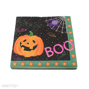 Factory price halloween party supplies square paper tissue for table décor