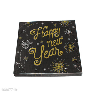 Hot items happy new year party table decoration paper tissue for sale