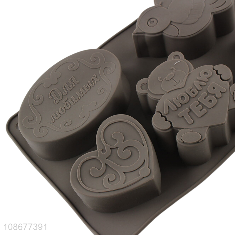 Good quality baking tools silicone cake molds for chocolate cookie