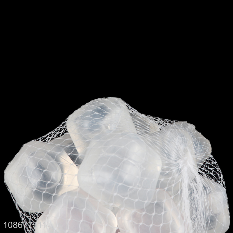 Hot selling transparent wine chilling reusable ice cube wholesale
