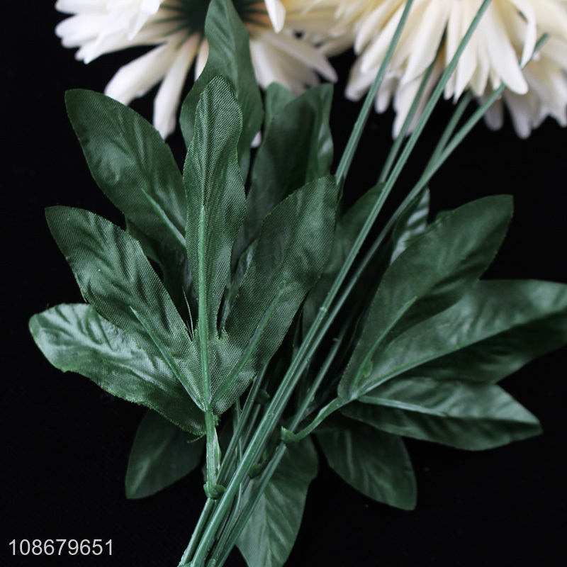 Hot sale 7 heads artificial flowers fake chrysanthemum for garden decoration