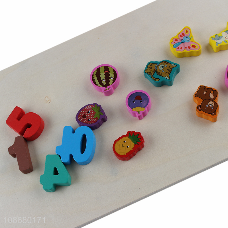 Factorys supply 5 in 1 educational xylophone toy wooden puzzle toy for kids