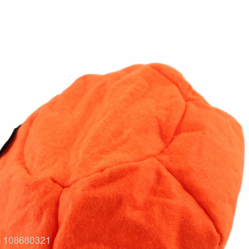 Wholesale Halloween decoration non-woven pumpkin bucket candy bucket for kids