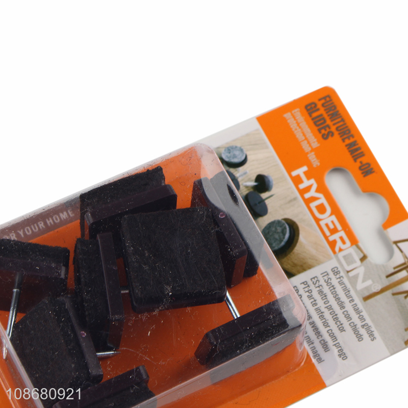 China wholesale nail on furniture glides floor protector furniture pad