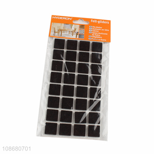 Good selling square non-slip furniture <em>pad</em> <em>table</em> <em>leg</em> pads wholesale