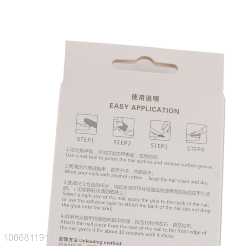 Popular product 24pcs nail tips press on nails for women girls