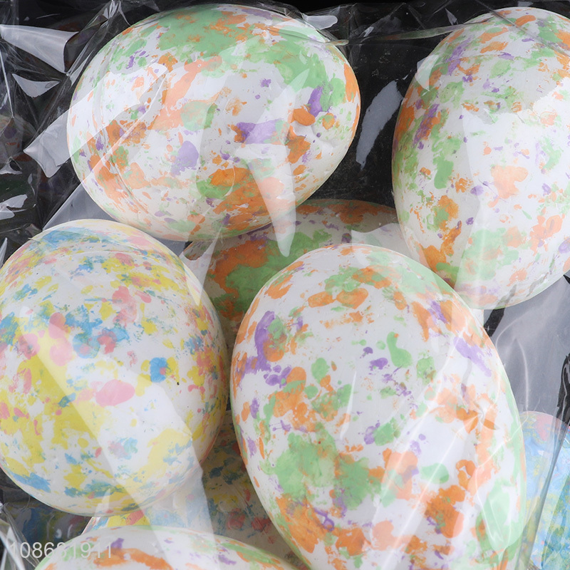 Good price 10pcs colorful speckled foam Easter eggs Easter ornaments