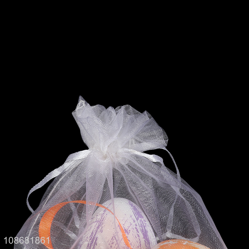 Hot sale 6pcs foam Easter egg ornaments Easter hanging decorations