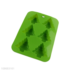 Wholesale Christmas tree shaped silicone molds for candy chocolate jello pudding