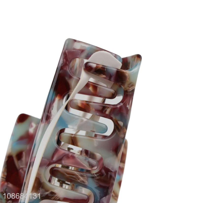 Wholesale acetate aesthetic hair clips elegant delicate hair claw clips