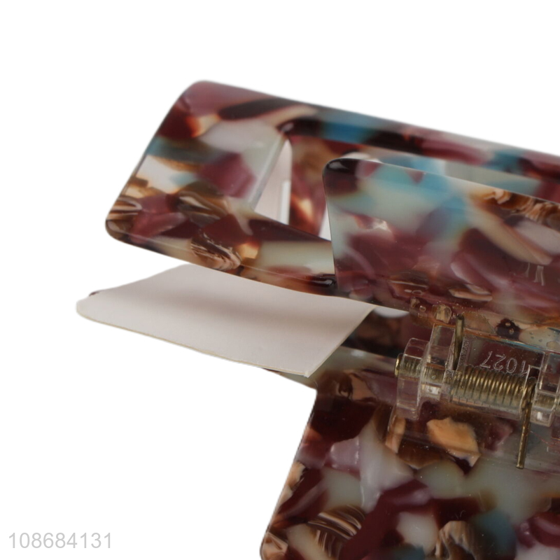 Wholesale acetate aesthetic hair clips elegant delicate hair claw clips