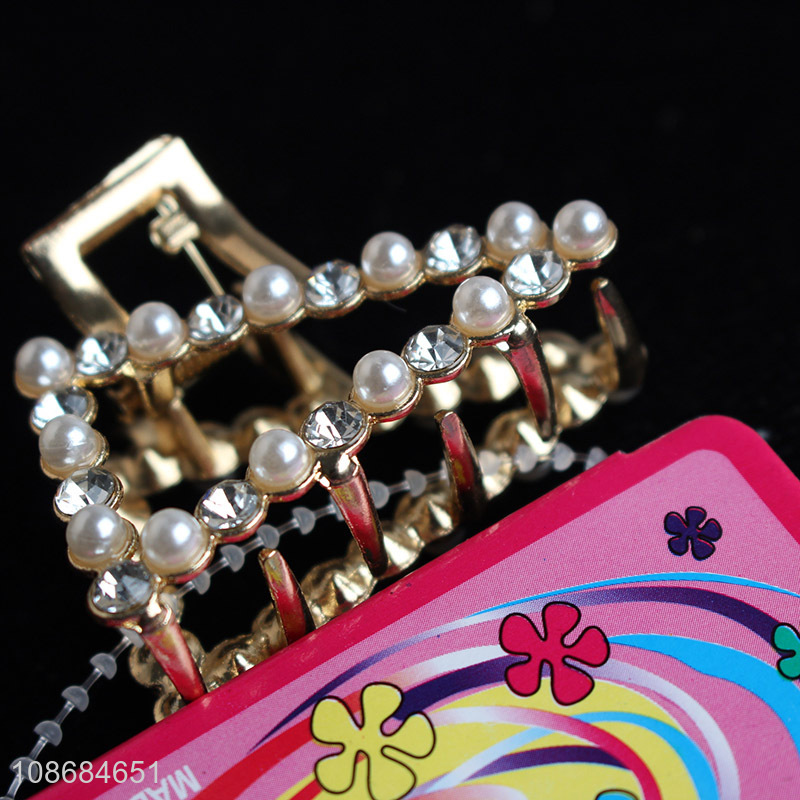 Factory price fashion women hair decoration hair claw clips for sale