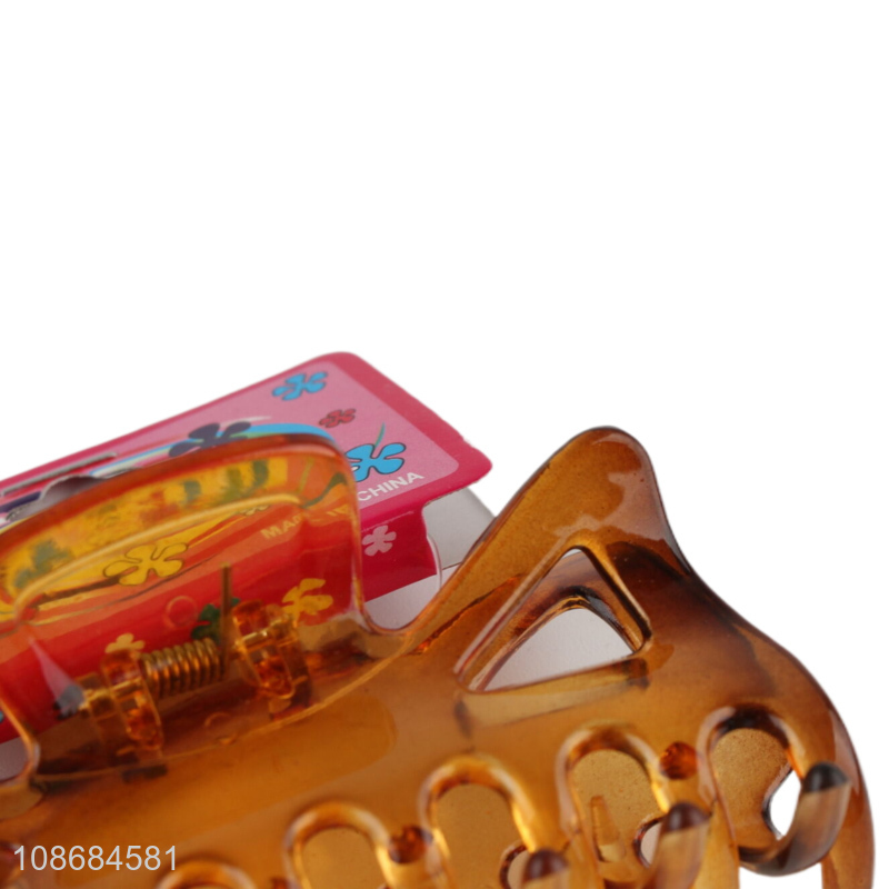 Hot selling women long hair decorative hair claw clips for hair accessories