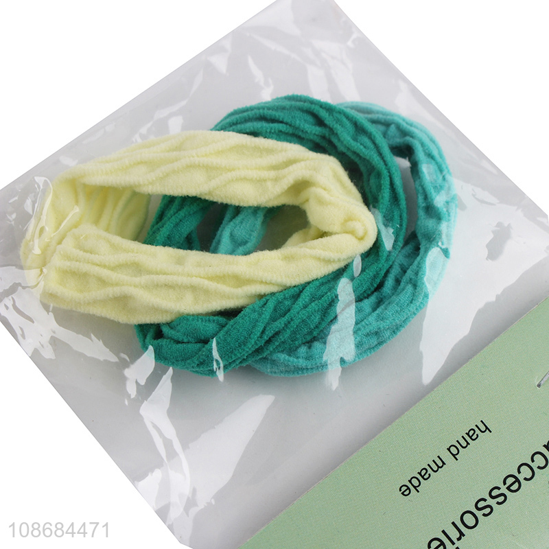 Factory price 3pcs elastic hair accessories hair ring hair rope for sale