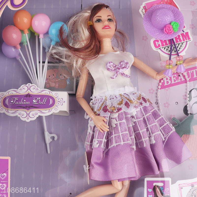 Latest products girls bueaty doll set fashion doll gifts set