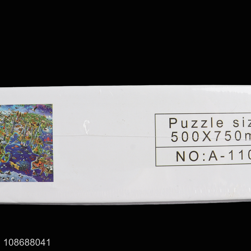 China imports 1000 pieces puzzle world landmark jigsaw puzzle