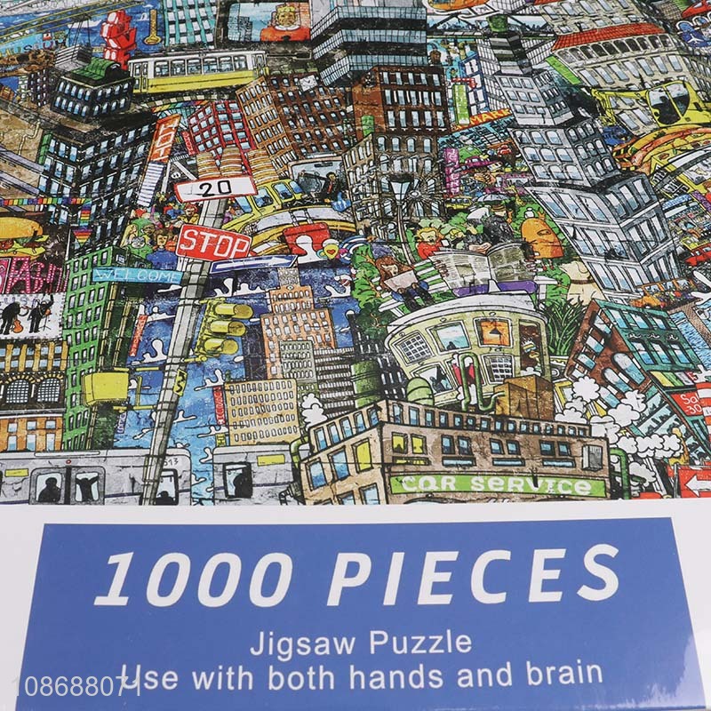 China wholesale 1000 pieces puzzle urban graffiti jigsaw puzzle