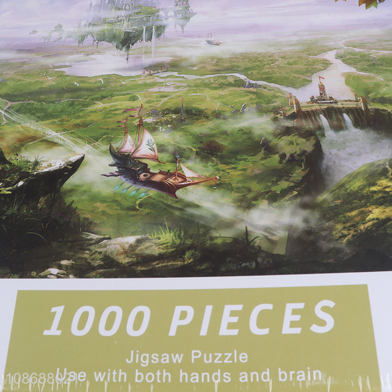 New product 1000 pieces puzzle city in the sky jigsaw puzzle