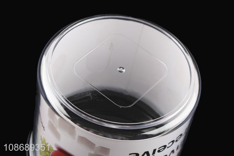 Best selling round food storage container sealed storage jar kitchen organizer