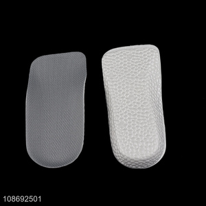 Wholesale shock absorbing soft height increase half <em>insoles</em> for men women