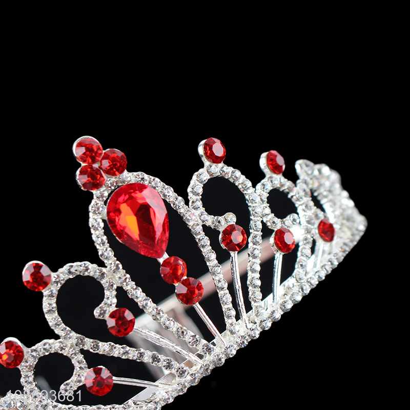 Hot selling princess crown hair accessories hair decoration for women