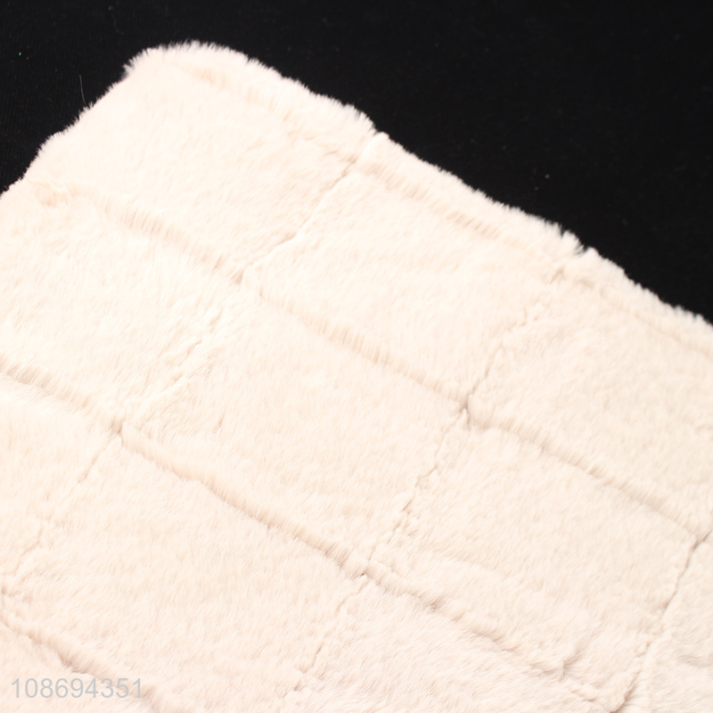 Hot selling non-slip water absorbent washable bath carpet floor mat