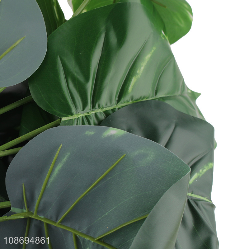 Hot items natural indoor decoration plastic artificial green plants for sale