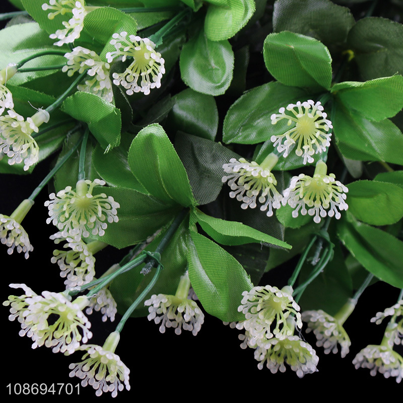 Factory wholesale natural plastic artificial flower fake flower for indoor decoration