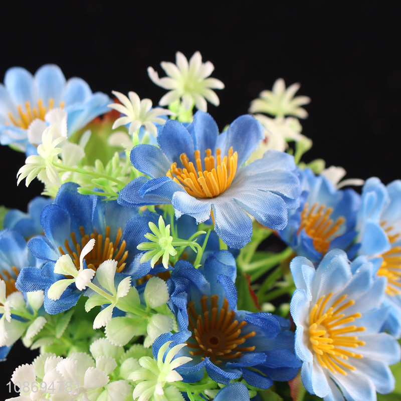 Good quality natural 5heads artificial flower fake flower for indoor decoration