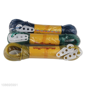 Hot selling multicolor windproof outdoor hanging <em>clothesline</em> laundry line