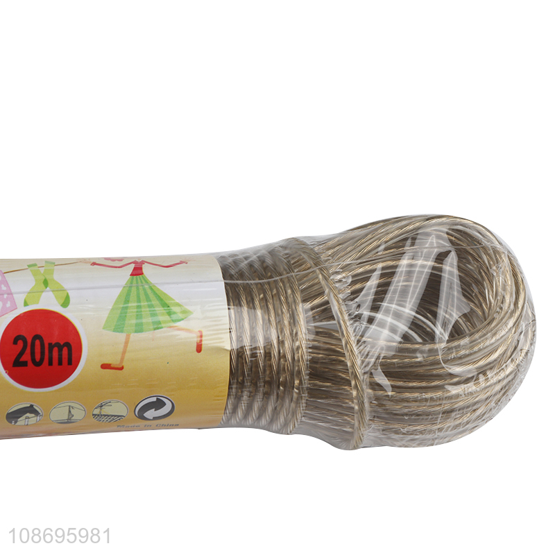 Latest products durable 20m outdoor hanging laundry line clothesline for sale