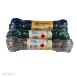 Factory supply windproof durable outdoor hanging <em>clothesline</em> laundry line