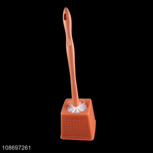 Factory supply <em>bathroom</em> toilet cleaner brush and holder <em>set</em>