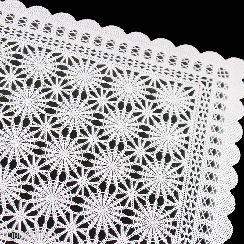 China wholesale table decoration pvc non-slip place mat dinner mat