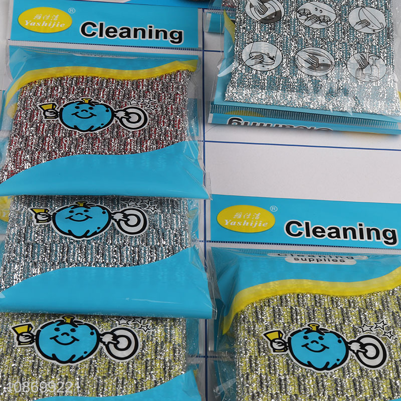 Good quality kitchen dish cleaning non-scratch scouring pad sponge scrubber