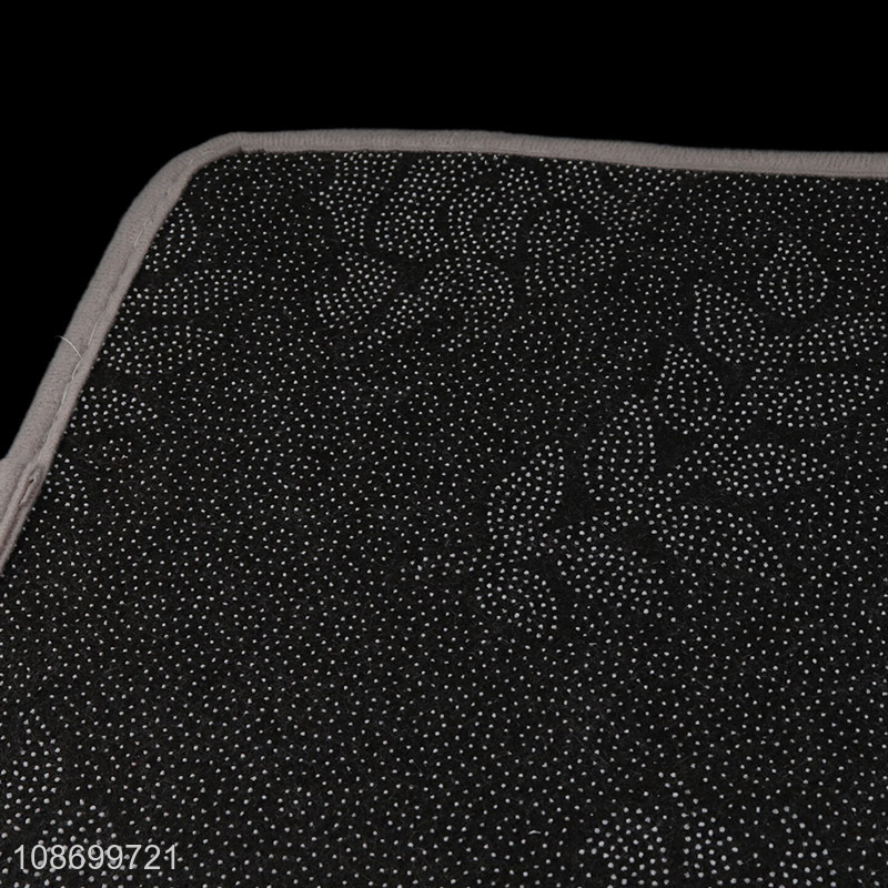 Popular products anti-slip household polyester floor mat door mat wholesale