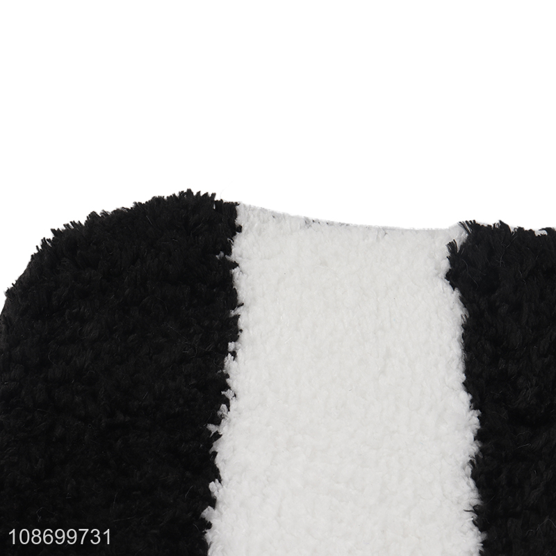 Good quality rectangle plush soft non-slip door mat floor mat