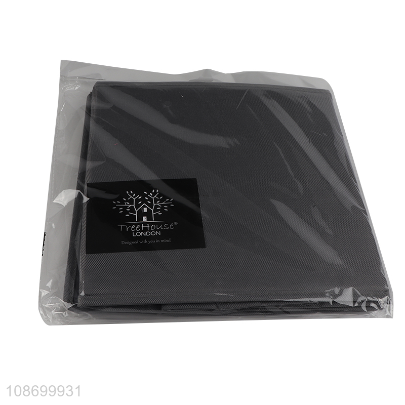 High quality foldable non-woven storage box wardrobe clothes organizer