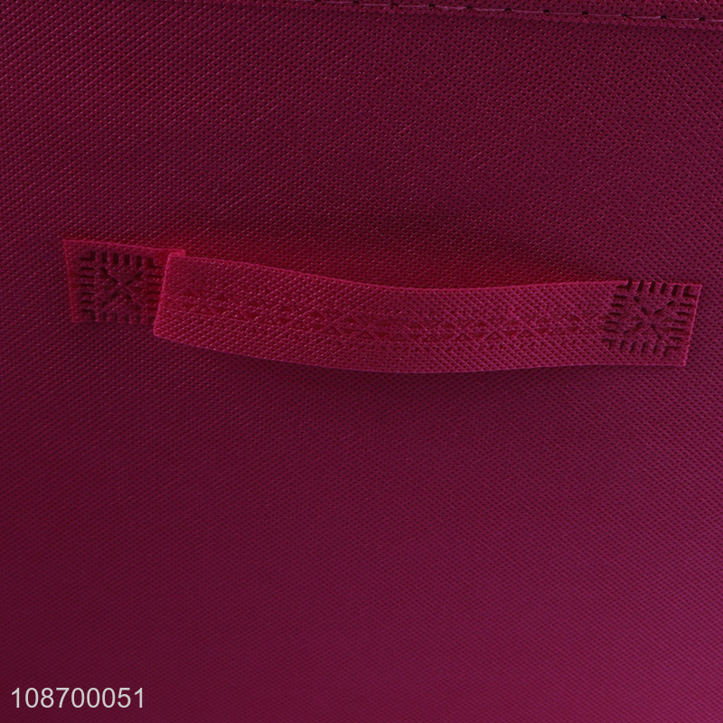 Wholesale folding non-woven wardrobe closet organizer storage cubes for toys