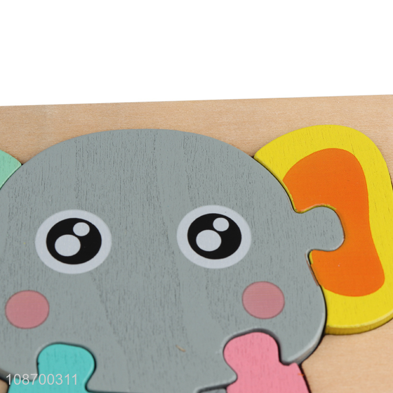 Factory supply cartoon animal elephant children puzzle toy educational toy