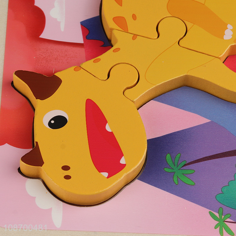 Factory wholesale dinosaur 3D jigsaw puzzle hand-on ability Toys for children