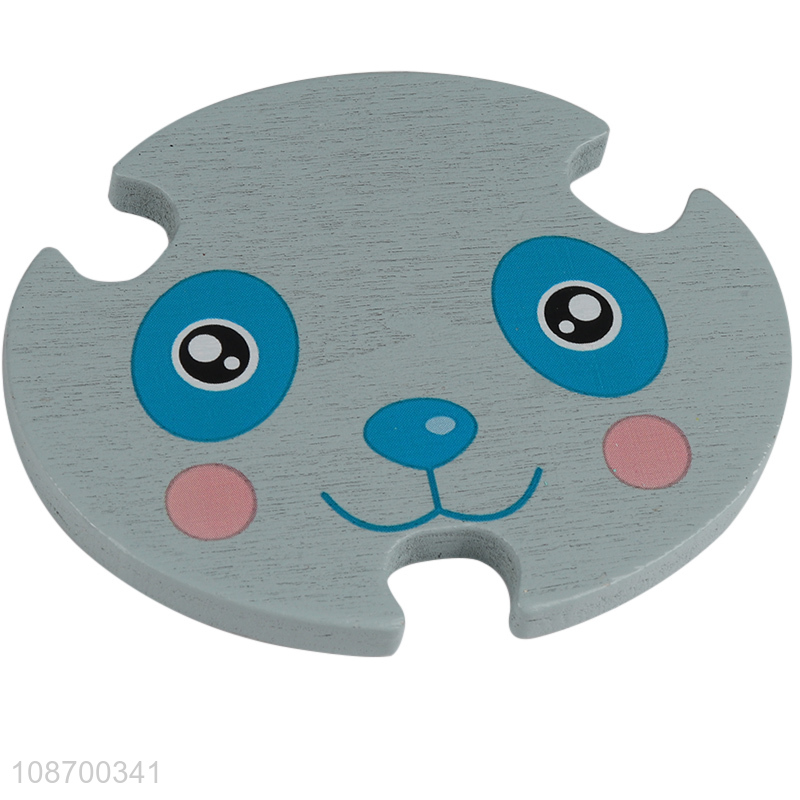 Latest design cartoon panda children learning educational toy puzzle toy