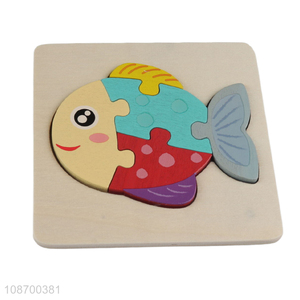 Hot sale fish cartoon children puzzle toy educational toy wholesale