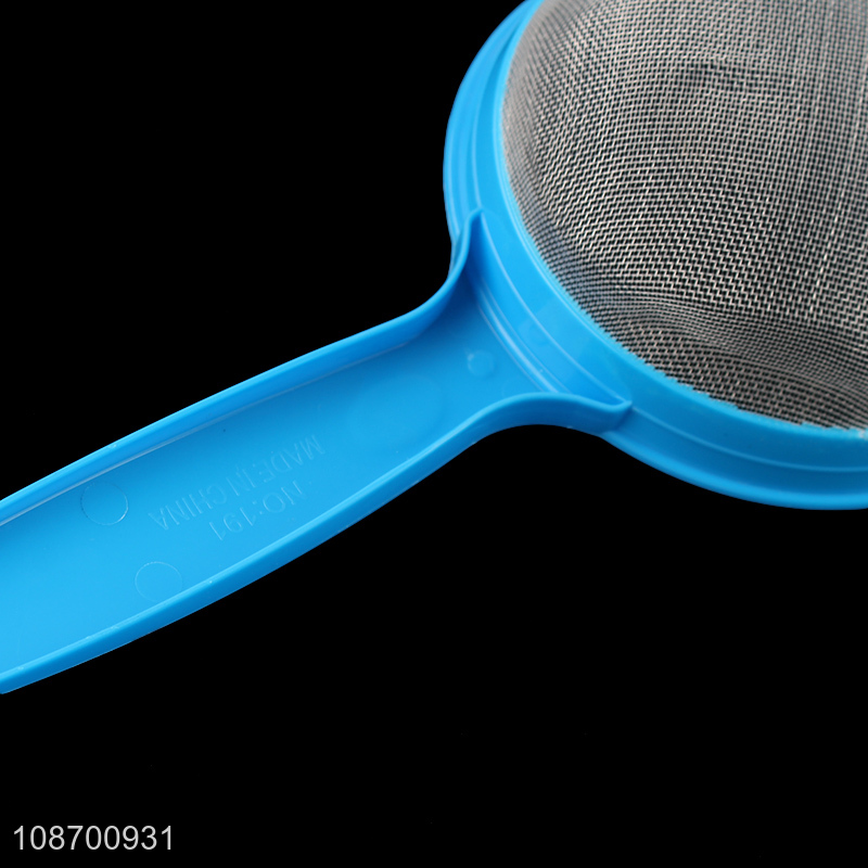 Factory supply fine mesh plastic strainer kitchen sieves for baking
