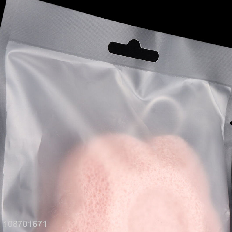 New product exfoliating organic konjac facial sponge for washing face