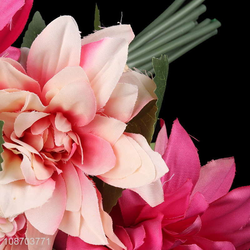 Hot selling lifelike artificial flowers for wedding party home decoration