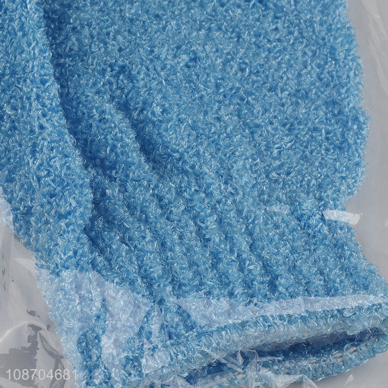 Good quality skin-friendly exfoliating gloves bath gloves body exfoliator scrubber