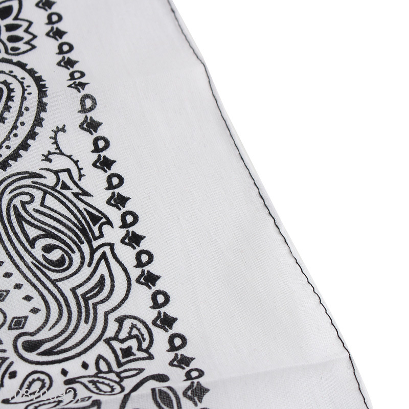 Wholesale paisley pattern cotton bandana headwrap scarf for men women