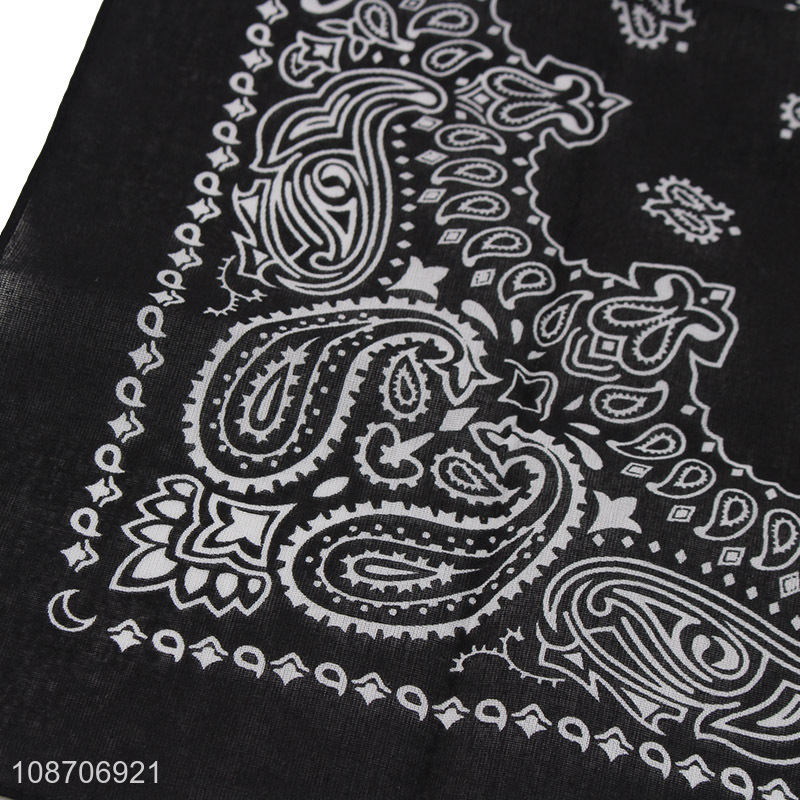 Wholesale paisley pattern cotton bandana headwrap scarf for men women
