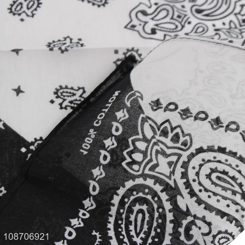 Wholesale paisley pattern cotton bandana headwrap scarf for men women
